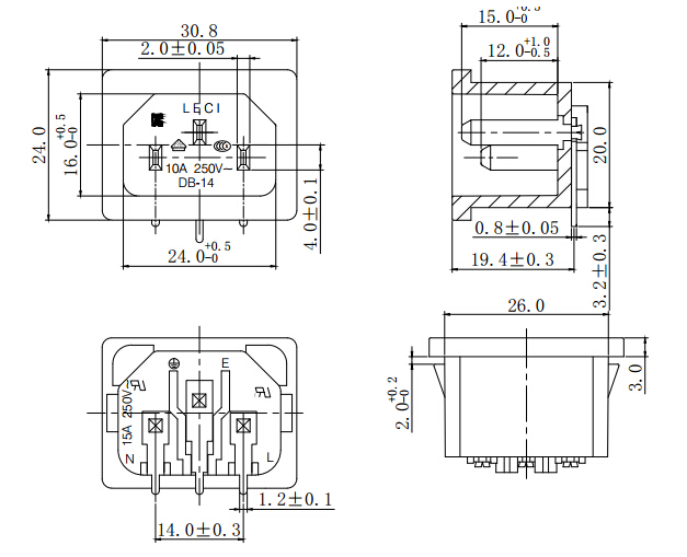 DB-14-3P33尺寸图